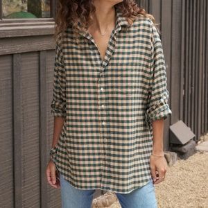 Frank & Eileen Shirley Oversized Button-Up Shirt Sz XL Women's❤️